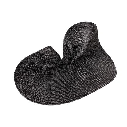 Pleated Disc Fascinator with Shiny Design - Image 4