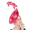 Captivating Cocktail Hat with Floral Design - Image 2