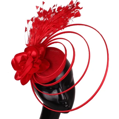 Fancy Multi Layer Design Cocktail Hats - Image 11