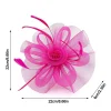 Floral Headband Fascinator with Sheer Design - Image 6