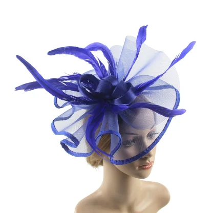 Flamboyant Fascinator with Ruffle Design - Image 3