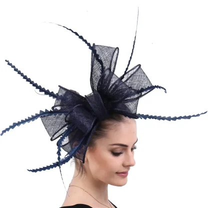 Whimsical Fascinator with Bow Decor - Image 7
