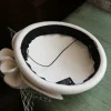 Elegant Pillbox Fascinator with Floral Decor - Image 3