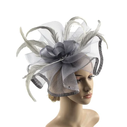Flamboyant Fascinator with Ruffle Design - Image 5