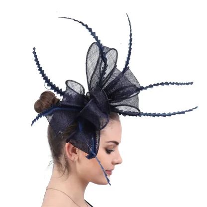 Whimsical Fascinator with Bow Decor - Image 6